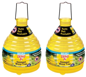 2x Zero In Honeypot Wasp Trap Bait Effective Insect Flies Attractant Catcher 10m - Picture 1 of 1