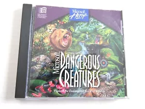 Microsoft Dangerous Creatures Windows 3.1 PC CD ROM 1994 Computer Software - Picture 1 of 3