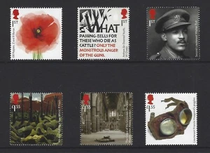 2018 GB QE2 ROYAL MAIL GEDENKMARKEN 6ER SET DER GROSSE KRIEG 1918 - Bild 1 von 1