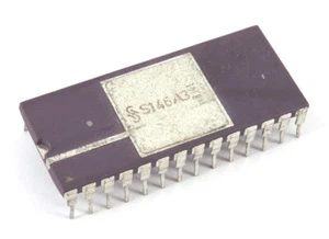 Siemens S146A3 1-Bit Vintage Dram Memory CDIP-28 Gray Silver Ceramic Ic 1981 - Picture 1 of 1