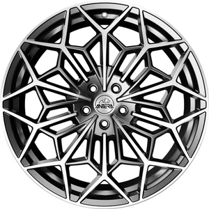 CERCHIO IN LEGA PER TESLA MODEL S 9,5J21" 5X120 35 64,10 ANTERA A105 MOON GREY D - Imagen 1 de 2