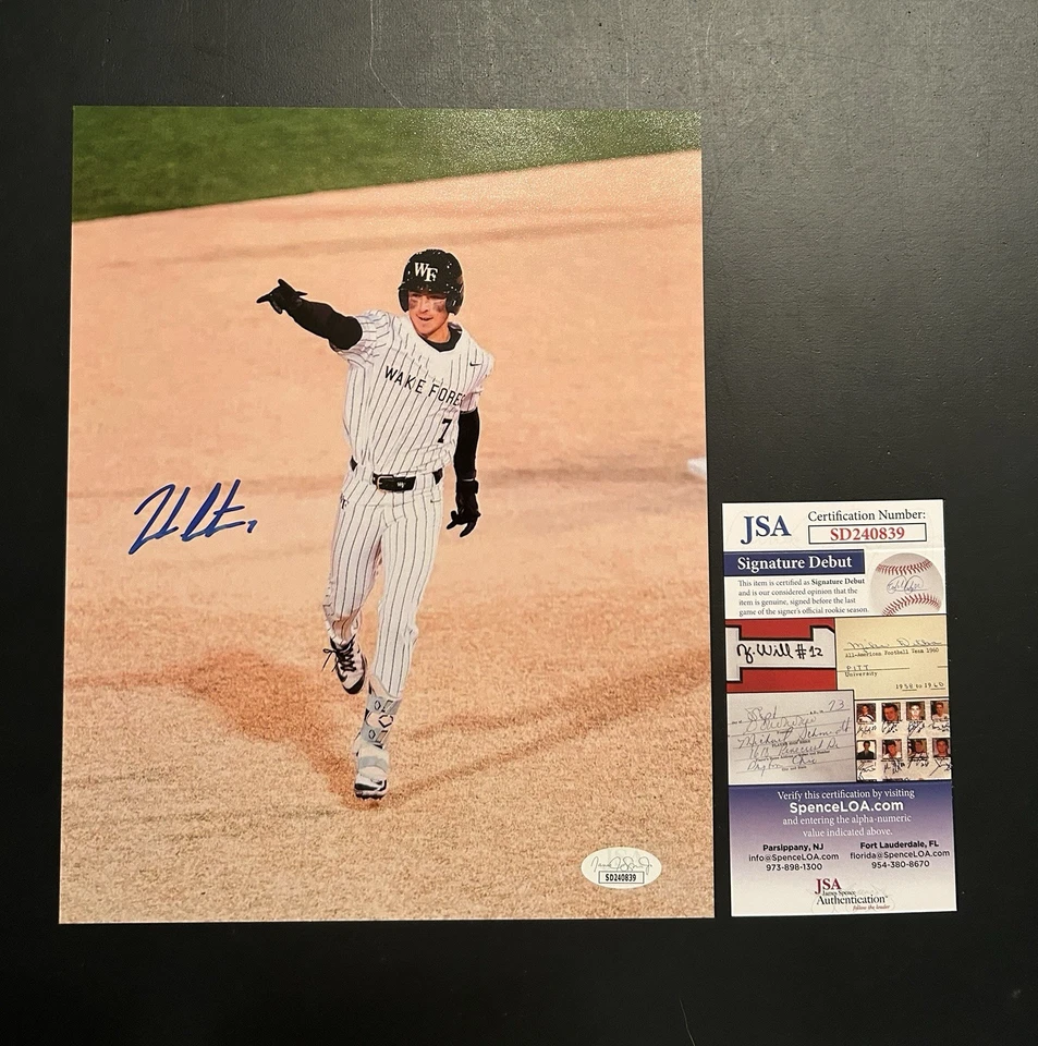 Marek Houston Autographed Signed Photo 8x10 Minnesota Twins Baseball JSA Cert - Image 1 of 1