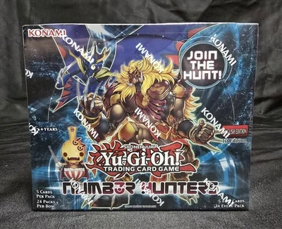 Number Hunters Booster Box Brand New Sealed Yu-Gi-Oh 1st Edition - Image 1 of 4