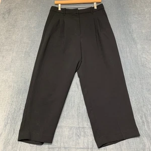 Aritzia The Effortless Caprihose Damen 10 schwarz hoher Bund weites Bein Performance - Bild 1 von 19