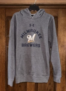 Sudadera con Capucha MILWAUKEE BREWERS UNDER ARMOUR Para Hombre Talla Grande MLB Béisbol - Imagen 1 de 5