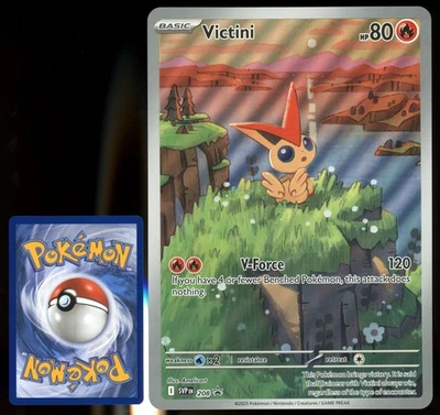 JUMBO Victini 208 SVP Black Star Promo - Pokemon Black Bolt White Flare - Image 1 of 3