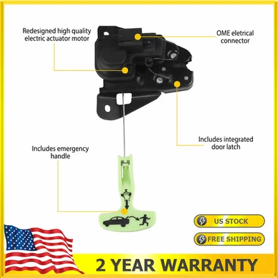 1 actuador de cierre de maletero para Dodge Avenger 2008 2009 2010 2011 2012 2013 2014 Foto 1 de 4