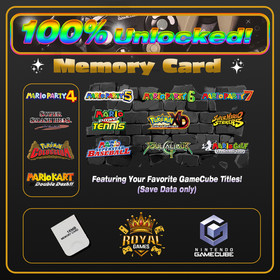 100% Unlocked Nintendo Gamecube Memory Card - Mario, Pokemon, Smash, BEST GAMES