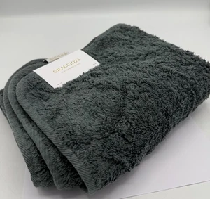 Graccioza Egoist Hand Towel In Moss Green 18”x30”   100% Egyptian Cotton NWT - Picture 1 of 4