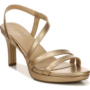 Naturalizer Womens Brenta Slip On Platforms Strappy Sandals Shoes BHFO 3357 - Picture 1 of 9