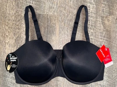 Sujetador SPANX para cualquier cosa Convertible/Sin Tirantes Ligero NEGRO Talla 36DD NUEVO Foto 1 de 4