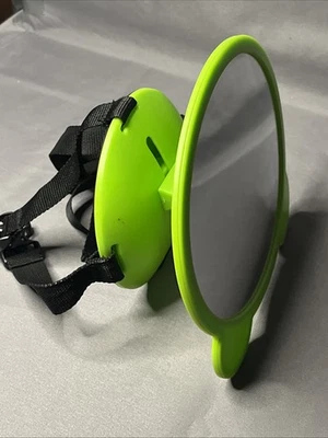 Lindo espejo retrovisor de asiento trasero con forma de oreja verde súper bloqueable fácil instalación Foto 1 de 4