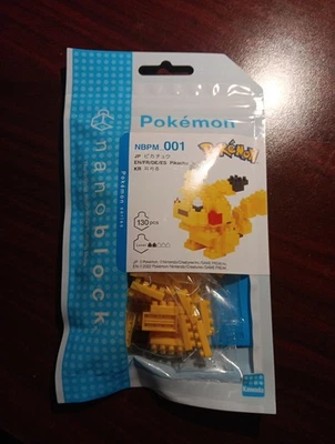 nanoblock Nanoblock Pokemon Pikachu NBPM-001 BRAND NEW FAST SHIPPING - Image 1 of 2