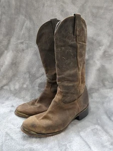 Botas de Vaquero Durango Rebel Frontier 7.5 Cuero Marrón De Colección - Imagen 1 de 7