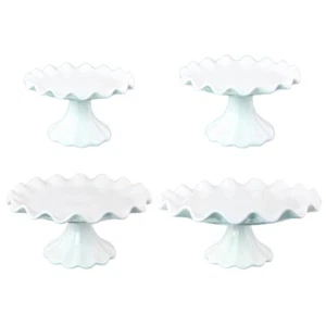 Beautifully Crafted High Footed Ceramic Plate For Showcasing Flavorful Treats - Picture 1 of 12