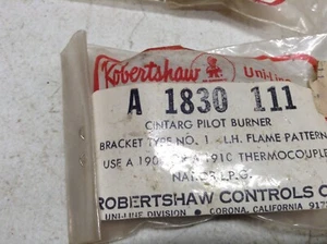 Robertshaw A-1830-111 Pilot Burner Unit Kit Ignitor Thermocouple - Picture 1 of 1