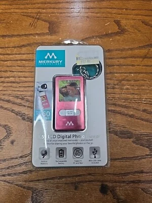 Merkury Innovations 1.5-Inch Digital Keychain - Pink (MI-DF0152) (B3) - Image 1 of 2