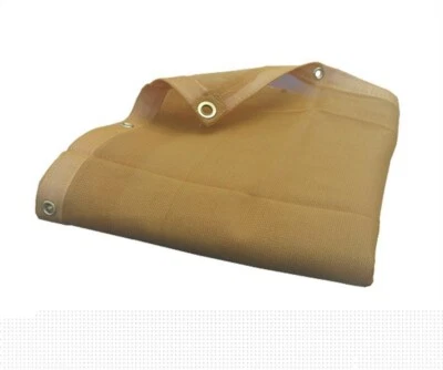 Pantalla de malla bronceada del desierto de 20' x 30' lona toldo patio viveros jardín mascotas Foto 1 de 2