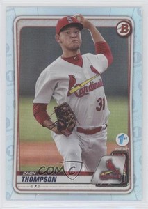 2020 Bowman 1st Edition Sky Blue Foil Zack Thompson #BFE-6