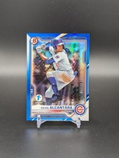 Kevin Alcantara Cubs 2021 Bowman Draft 1st Edition Blue Foil #'d /150 #BD-62