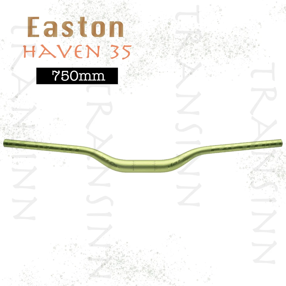 Руль Easton Haven 35 20 мм ПОДЪЕМ АЛЮМИНИЙ 750 мм MTB неоново-зеленый новый - Изображение 1 из 1