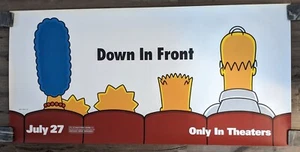 Película de Los Simpson (2007) Original 46x60" Mylar Película Banner Enrollado - Imagen 1 de 12