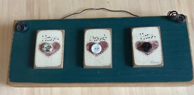 Vintage Sm Wooden “Home sweet Home”  Sign Cottage Farm Camper Core - Image 1 of 4