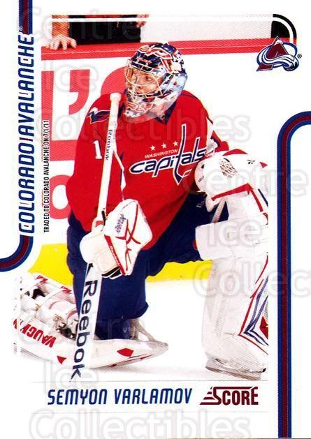 2011-12 Score #139 Semyon Varlamov - Image 1 of 1
