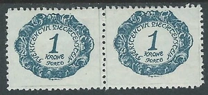 1920 LIECHTENSTEIN SEGNATASSE 1 K VARIETà LINEE MANCANTI MH * - R30-2 - Imagen 1 de 1
