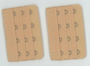 2 BH-Extender (4 Haken) Verbindung zwischen BH-Bandenden dunkler Fleischfarbe B2-7 - Bild 1 von 3