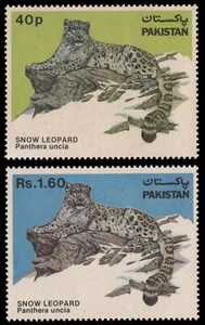 Pakistán 1984 - Mi-Nr. 609-610 ** - MNH - Leopardo de las nieves / Leopardo de las nieves - Imagen 1 de 1