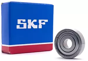 SKF 607 ZZ DEEP GROOVE BALL BEARING, METAL SHIELDED 7x19x6 mm - Picture 1 of 2