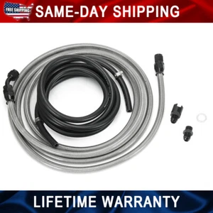 For 1996-2000 Honda Civic EK E85 Stainless Steel Fuel Feed Lines Kit -6AN Return - Picture 1 of 14