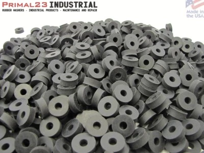 PRIMAL23 INDUSTRIAL Thick Rubber Washers - 3/4 OD X 1/4 ID X 1/4 Thickness