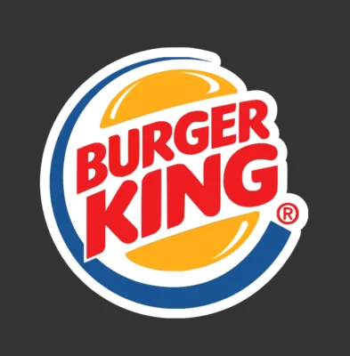 Burger King Die Cut Sticker Decal