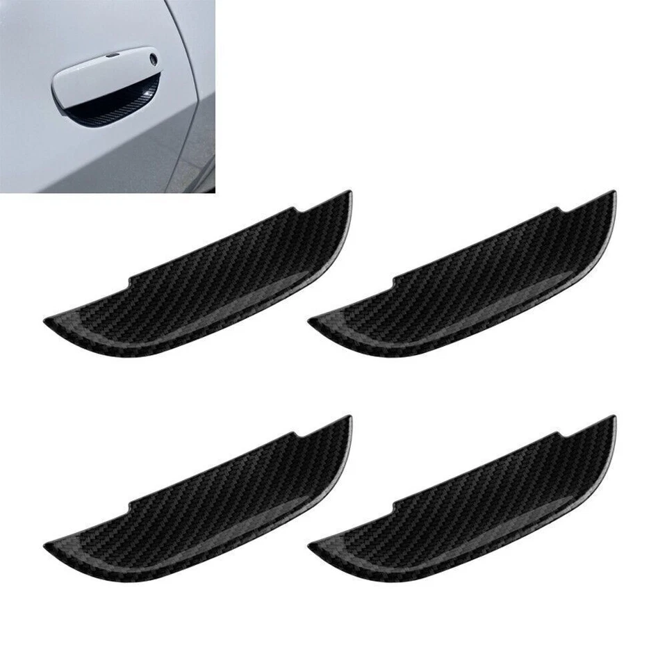 Carbon Fiber ABS Exterior Door Handle Bowl Cover Fit for Dodge Challenger 15-22 Foto 1 de 4