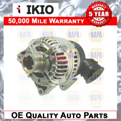 Fits BMW 3 Series 1998-2007 5 Series 1996-2004 Z3 1995-2002 Alternator Ikio - Image 1 of 2