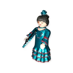 CUST03 PLAYMOBIL FIGURA FLAMENCA CON ABANICO - Foto 1 di 4