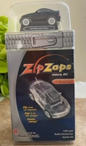 Radio Shack Zip Zaps Micro RC Ford Mustang Cobra - Black - radio control car kit - Picture 1 of 4