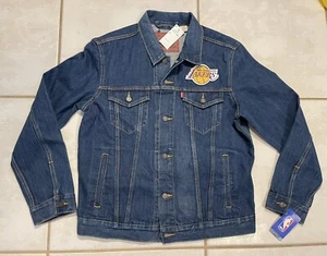 Nueva con etiquetas Chaqueta Vaquera Azul Levi's Los Angeles Lakers para Hombre Grande RARA - Imagen 1 de 12