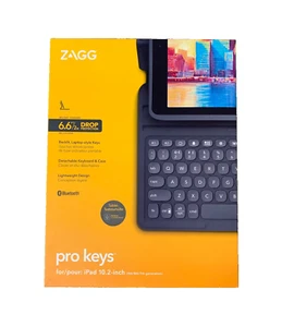 ZAGG Pro Keys iPad Keyboard Case iPad 7./8./9. Gen 10,2" / Air 3. Gen/ 10,5" Pro - Bild 1 von 2