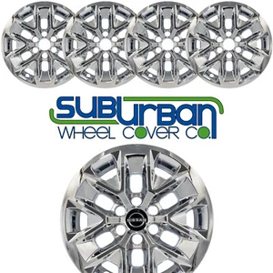FITS 2024-2025 Nissan Frontier # 6024P-C 16" Chrome Wheel Skins NEW SET/4 - Picture 1 of 7