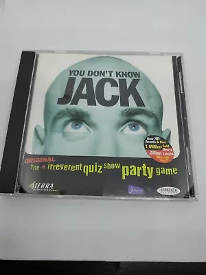 You Don't Know Jack - 1995 Sierra PC Quiz Game CD and Jewel Case - Image 1 of 3