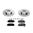 Powerstop K699 Brake Discs And Pad Kit 2-Wheel Set Front for Civic Sedan Honda