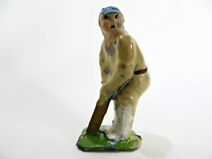 PIXYLAND KEW VINTAGE 'PLOMO' (ALUMINIO) JUGADOR DE CRICKET - BATSMAN. 45mm. JUEGO RARO 1928 - Imagen 1 de 5