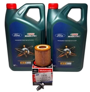 Genuine Ford Ranger Service kit, Castrol Oil & Oil Filter 2.0 2.2 3.2 TDCi 2011+ - Picture 1 of 1