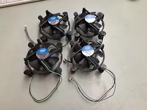 (4) Intel E97378-001 CPU Fan LGA 1155 12VDC 0.60A - NO Heatsink - Picture 1 of 3