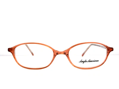 Anglo American Mod 279 Plastic Oval Women's Eyeglass Frames Vintage England NOS - Image 1 of 4