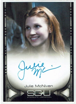 Stargate Universe Season 2 Autograph Card Julie McNiven as Ginn - Image 1 of 2
