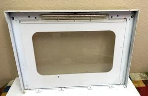 GE Profile Double Oven Model JTP56W0D1WW Upper Partial Glass Door with Handle - Picture 1 of 3